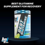 BPI Sports Best Glutamine Supplement, L Glutamine Powder for Gut Health, Muscle Recovery and Immune Support – 6 Advanced Glutamine Types + Vitamin C – 50 Servings – Lime Sherbet Flavor