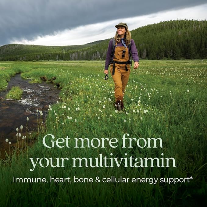 New Chapter Women’s Multivitamin 55+, Astaxanthin, B6, B12, D3, Vitamin C & Zinc, Immune, Heart, Cellular Energy, and Bone Support, Gentle on The Stomach, One Daily, Non-GMO, Gluten-Free, 72 Tablets