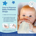 LOVEBUG Baby Probiotic Drops - Organic Probiotics for Immune Support and Baby Constipation & Colic Relief - Tasteless & Sugar-Free Liquid Drops for Newborns, Babies & Infants (0-12 Months) - 20ml