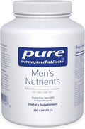 Pure Encapsulations Men's Nutrients - Multivitamin Mineral Supplement to Support Energy, Endurance & Stamina in Men Over 40* - Vitamin D & Vitamin C - Gluten-Free & Non-GMO - 360 Capsules