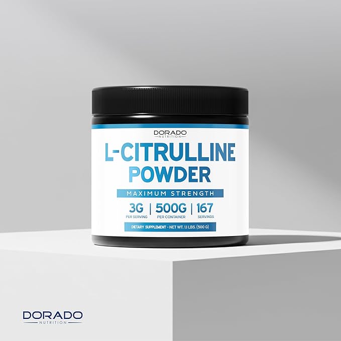 L Citrulline Powder Supplements (3g) Support L Arginine & Nitric Oxide Booster Powder - L-Citruline Supplements For Men & Women - Stamina , Endurance , Performance for Workouts - Vegan & USA Made
