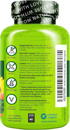 NATURELO Mens Multivitamins - One Daily Multivitamin for Men with Vitamins, Minerals & Organic Whole Foods, Boost Energy & Health, Non-GMO, 120 Vegetarian Capsules