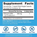 Doctor's BEST High Absorption Postbiotic Butyrate Featuring Corebiome, Gut & Immune Health, Non-GMO, Gluten Free, Soy Free, Vegan, 30 Liquid Veggie Caps