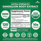 Zazzee Herbal Uric Acid Cleanse Bundle | USDA Organic Dandelion Root Extract Capsules Plus Super Concentrated 10:1 Tart Cherry Extract Capsules | Non-GMO Vegan & ISO Lab Tested