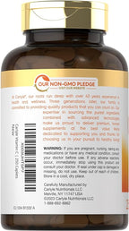 Carlyle Vitamin C 1000mg | with Rose Hips and Citrus Bioflavonoids | 250 Caplets | Vegetarian, Non-GMO, Gluten Free Supplement