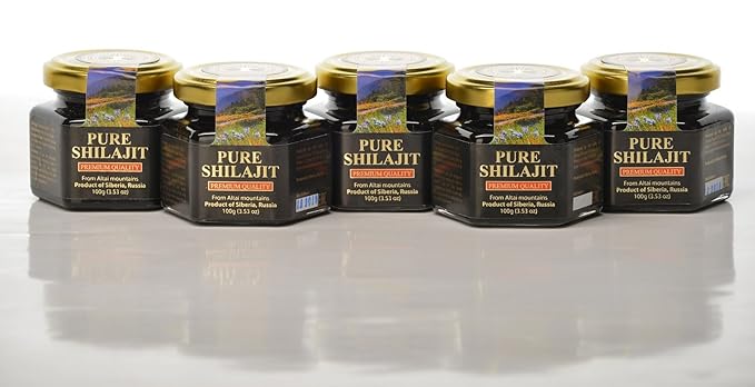 Pure Authentic Shilajit Siberian Mumijo Resin, 100 grams, 3.5 OZ
