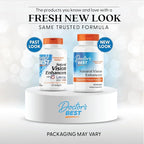 Doctor's BEST Natural Vision Enhancers contain Lutemax 2020, Supports Eye Health, Sharper Vision, Helps Filter Out Blue-Light, 60 Softgels