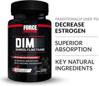 Force Factor DIM, 3-Pack, Pills to Decrease Estrogen in Men, Diindolylmethane Supplement with Key Natural Ingredients and Superior Absorption, Diindolylmethane 300mg, Works Fast, 90 Capsules