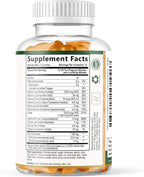 Prenatal Vitamins for Women – Complete Pregnancy Multivitamin - Folic Acid, Omega 3 DHA, Choline, Vitamin D – Essential Support for Mom's & Baby Brain Development - Tasty Orange Flavor - 60 Gummies