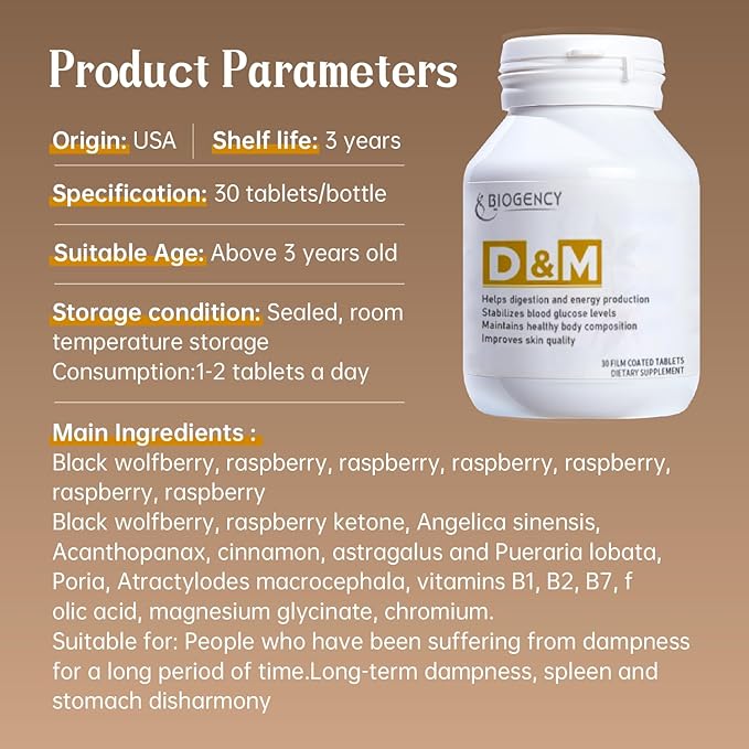 D&M 3 Pack 30 Count Skincare Support Supplement - Helps Digestion and Energy Production Maintains a Healthy Body Improves Skin Quality with Folic Acid, Vitamin B1, B2, B7