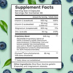 Fewer Trips Formula Bladder Support Supplement for Women and Men. Cranberry Extract and D-mannose Pills, Reduce Frequency, Support Urinary Tract Health - 90 Capsules