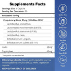 BiotiQuest Simple Slumber Probiotics to Help Improve Sleep Quality and Gut Health, 18 Billion CFU, Non-GMO, and Gluten Free, 30 Capsules