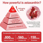 Astaxanthin 12mg, 120 Softgels, 4 Month Supply | Premium Astaxanthin Antioxidant Supplements | Fresh Microalgae Source | Supports Eye, Joint, Internal Circulation, Skin Health
