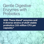Enzyme Science Complete Digestion - Digestive enzymes for women and for men with probiotics - 3-in1 Gut Health Support for Digestion - Digestive health – Enzimas digestivas y probioticos - 30 Capsules
