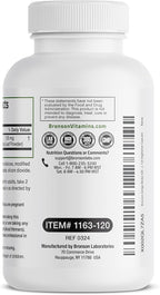 Bronson Ginkgo Biloba Extra Strength Supports Brain Function & Memory Support, 120 Vegetarian Capsules