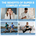 15-in-1 Liposomal Vitamin B Complex Pro, B Complex Drops with Vitamin B1, B2, B3 Niacinamide, Choline, B5, B6, B7 Biotin, Inositol, Folate, B12, Zinc, Lutein, Zeaxanthin, Taurine, Vitamin C, 2 fl oz
