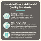 Mountain Peak Adrenal B Complex - Cortisol Support w/Ashwagandha, Vitamin B6, B12 & C - Helps Support Stress Levels - Encodcrine & Nervous System Support Supplement (90 Vegetarian Capsules)