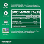 BioEmblem NAD+ Supplement | 300 mg Nicotinamide Riboside with CoQ10 & Resveratrol | Supports Healthy Aging, Cellular Energy and Cognitive Function | Non-GMO, Gluten Free - 45 Capsules