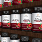 Sunergetic Premium Blood Pressure Support Supplement for Cardiovascular & Heart Health with Garlic, Hawthorn & Hibiscus (180 Capsules)