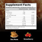 Better Alt Irish Sea Moss Gummies | Strawberry Flavor | Lab-Tested for Purity | Supports Immune Health & Energy | 1-Month Pack