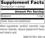 Source Naturals Melatonin, Helps Promote Sleep*, 1 mg - 200 Peppermint Flavored Lozenges