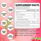 2 Pack Potassium Citrate Gummies, High Potassium Supplement 1200mg Support Leg Cramps & Muscle Health, Potassium Gummies for Adults & Kids, Vegan, Raspberry Flavor 120 Count
