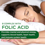 EMERALD LABS B-Healthy - Vegan Vitamin B Complex - Includes Methylated Folic Acid & Full Spectrum B Vitamins - Supports Immune, Brain & Heart Health* - 120 Vegetable Capsules