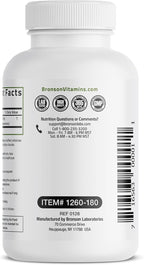 Bronson Apigenin 50mg Apium Graveolens Once Daily Formula, 180 Vegetarian Capsules
