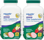 Daily Fiber Supplement Chewable Tablets – 90 Count, Sugar-Free Chews for Women and Men, High Fiber Content, Assorted Fruit Flavors, Chewable Tablets for Adults. (Pack of 2)