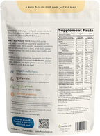Vanilla Mighty Milk - Kids All-in-One Daily Protein Powder & Multivitamin Boosted with 2 Billion Probiotics & Organic Spinach - Natural Flavors, Colors & Sweeteners - 15-30 Servings