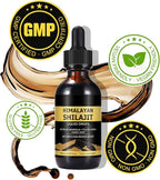 Shilajit for Men and Women, 2 Pack Pure Organic Himalayan Shilajit Resin Liquid Drops - Contain 85+ Trace Minerals, Fulvic Acid & Trace Minerals