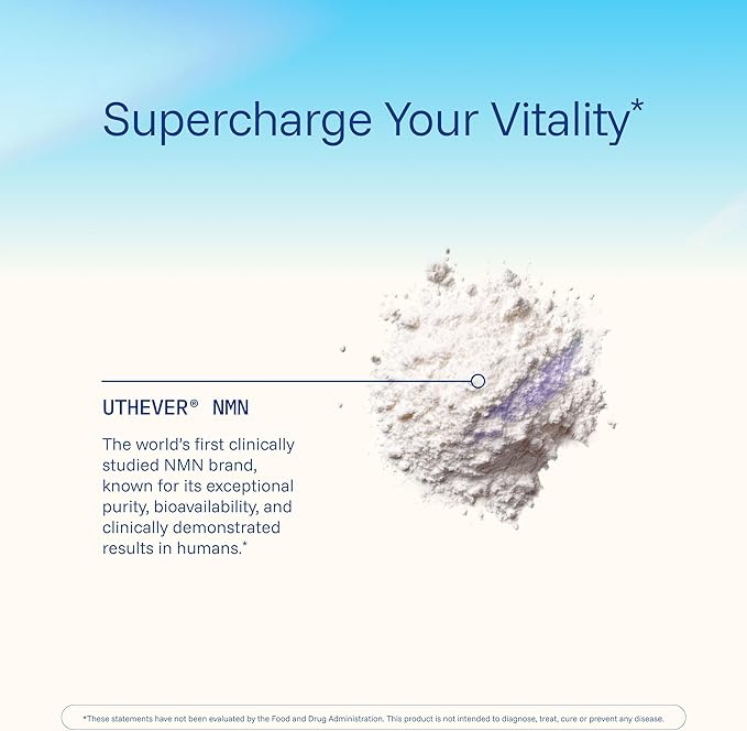ProHealth NMN Pro Powder (100 Grams) Clinically Studied Uthever® NMN. NAD+ Precursor for Cellular Energy, Mitochondrial Support & Healthy Aging. USA Manufactured, Triple Lab-Tested