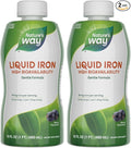 Nature's Way Liquid Iron, Provides Daily Value of Iron, Sugar Free, Berry Flavored, 16 Fl. Oz. (Pack of 2)