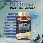 Totaria C-ognitive with Caffeine Pills, L-Tyrosine, Alpha GPC, Ginkgo Biloba, Bacopa Monnieri Brain Supplement for Memory and Focus, Brain Nootropic Support - Non-GMO, Gluten Free (2 Packs)