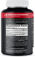 Qunol CoQ10 100mg Softgels, Qunol Ultra CoQ10 100mg, 3x Better Absorption, Antioxidant for Heart Health & Energy Production, Coenzyme Q10 Vitamins and Supplements, 120 Count (Pack of 24)