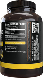 Pure Original Ingredients L-Carnitine Tartrate (365 Capsules) No Magnesium Or Rice Fillers, Always Pure, Lab Verified