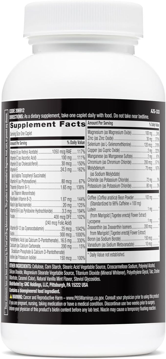 GNC Mega Men Multivitamin | Energy and Metabolism | 1 Daily