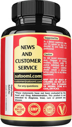 Satoomi NAD Supplement with Nicotinamide Riboside NR, Resveratrol, Quercetin - 60 Count - 30 Days