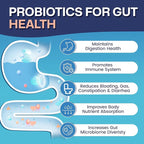 NATURE TARGET Probiotics for Women & Men, 60 Billion CFU, Prebiotics and Probiotic for Gut Health - SBO Probiotics Supports Digestive, Constipation, Diarrhea, Gas & Bloating, 90 Veggie Capsules