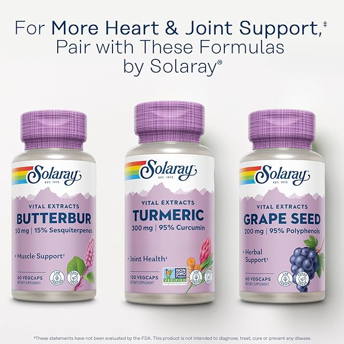 SOLARAY Turmeric Supplement 300 mg - Turmeric Root Extract with 95% Curcumin - Joint Support Supplement for Joint Health and Comfort - Non-GMO, Vegan, Gluten Free, 60-Day Guarantee, 120 Servings