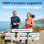 NMN NAD Supplement with Resveratrol – 1230mg Multi-Ingredient NMN Formula with TMG, Urolithin A & Quercetin, Daily Capsules for Women & Men, mnm Supplement, 60 Count