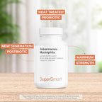 Supersmart Akkermansia Muciniphila 1 Billion TFU per Day (Pasteurized Probiotic) - Enhanced Absorption - Postbiotic Supplement | Non-GMO & Gluten Free - 60 Delayed Release Capsules