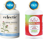 Eclectic Institute Raw Freeze-Dried Non-GMO Milk Thistle | with Silymarin for Liver Support - Detox, Cleanse & Maintain | 240 CT