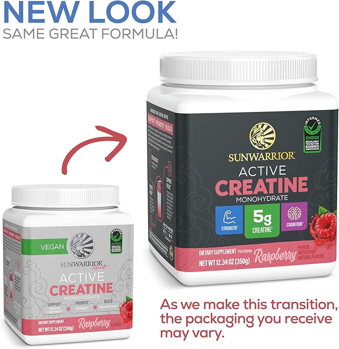 Creatine Monohydrate Powder Micronized PreWorkout Recovery Supplement | Support Muscle Building Strength Training Cognition | Vegan & Keto Friendly Easily Mixes (50 Servings) Raspberry Flavored