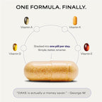 DAKE by Dave Asprey | Synergistic Blend of Essential Vitamins D-A-K-E | Vitamin D2 + K2 + A + E Supplement for Immune Support, Bone & Joint Support, & Heart Health | 60 Day Supply