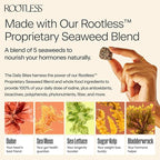 Rootless Seaweed Daily Bites – Orange Pistachio – 1 Month Supply for Hormone & Thyroid Health | 100% Daily Iodine, Whole Food Ingredients, No Added Sugar (4 Pack)