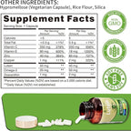 Lutein Eye Vitamins Supplement for Adults - 90 Capsules, Supports Eye Health with Zeaxanthin, Zinc, Vitamins C & E, Vegan Formula for Blue Light Protection & Macular Support (1)