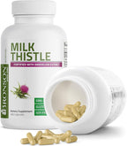 Bronson Milk Thistle Silymarin Marianum & Dandelion Extract Liver Health Support, Antioxidant Support, Detox, 360 Capsules