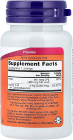 NOW B-12 5,000 mcg,60 Lozenges
