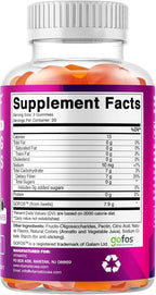 Vitamatic Prebiotic Fiber Gummies for Adults – 7g Fiber per Serving – 60 Pectin-Based Gummies Extra Strength, Zero Sugar Added – Supports Digestive Health & Regularity – Non-GMO, Vegan, Gluten-Free